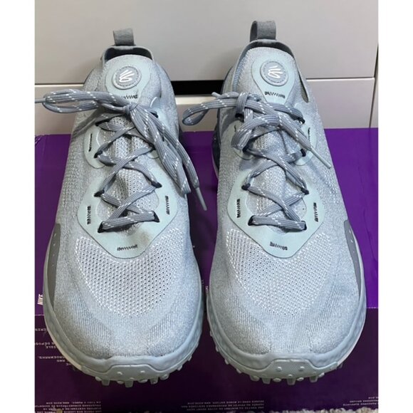 Under Armour Steph Curry Blue UA Charged Spikeless Golf Shoes Size 13 No Box - Picture 10 of 10